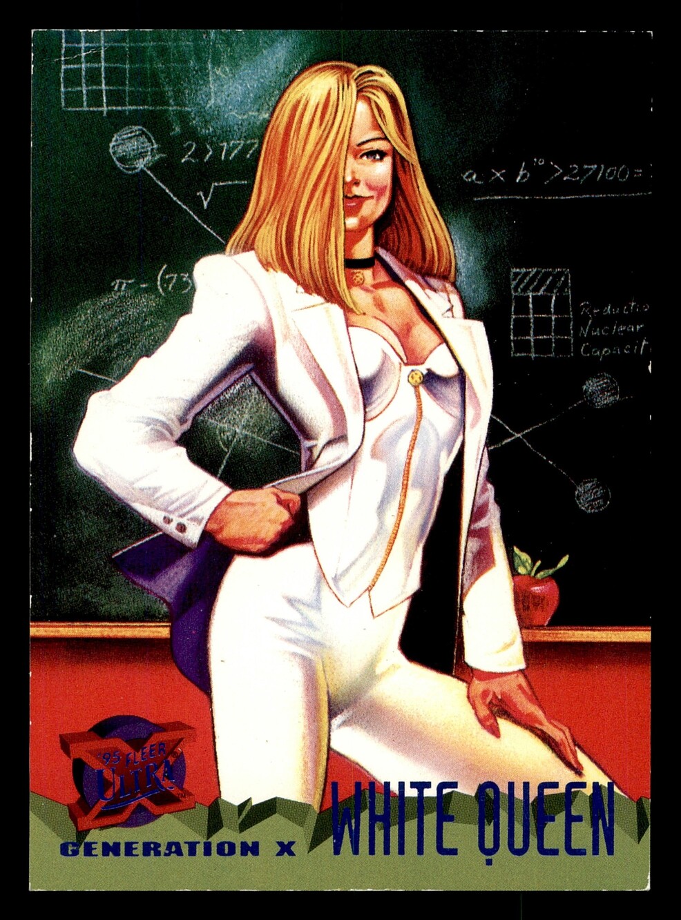1995 Fleer Ultra Generation X White Queen Marvel Comics Trading Card